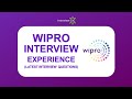 Top Wipro Interview Questions for Freshers | Latest Wipro Interview Experience 2023