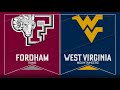 2019 NCAA Morgantown Regional Game 2: Fordham vs West Virginia Full Highlights