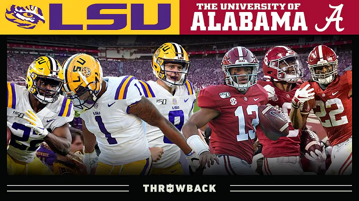 Burrow & Tua ICONIC Duel! (#2 LSU vs. #3 Alabama N...
