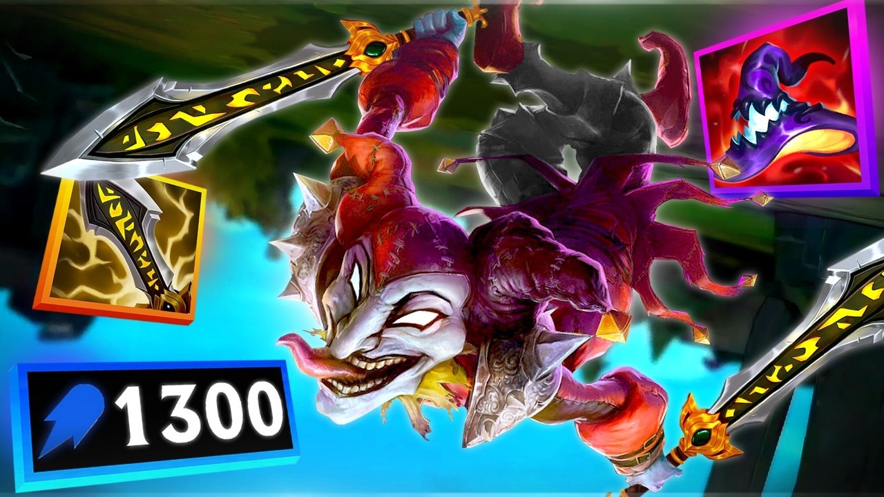 SHACO AVEC 1300 AP ! LE PERSO LE PLUS MALSAIN DU JEU ?!