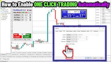 🚩How to ENABLE/DISABLE One Click Trading in MT5 for AUTOMATIC Trading [PART 526] FOREX | MQL5/ MT5