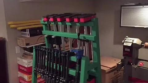 (2) Mobile Clamp Rack