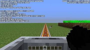 Minecraft Faster Minecarts in Snapshot 14w11a