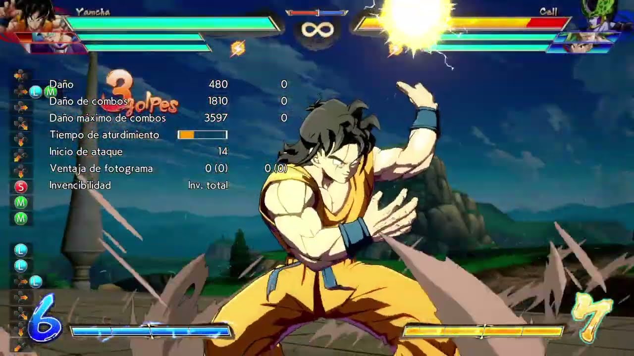 [DBFZ v1.38] Yamcha New Spirit Ball Combo Extension