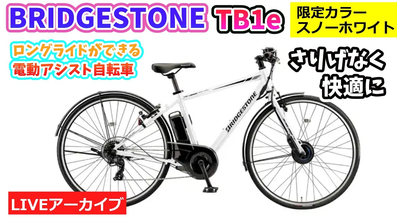 BRIDGESTONE TB1e 限定P.Xスノーホワイト。長距離も快適。ビワイチも