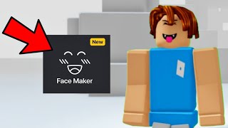 NEW CUSTOM FACE MAKER ON ROBLOX FOR FREE!