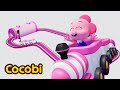Lets ride a toy traincolors for kids  cocobi