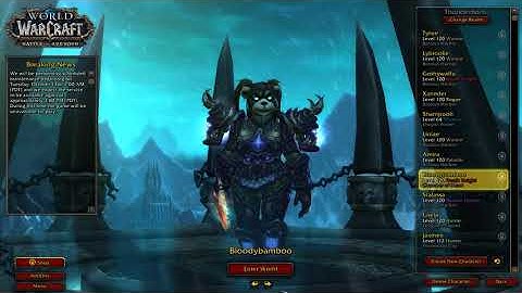 World of Warcraft Character Showcase