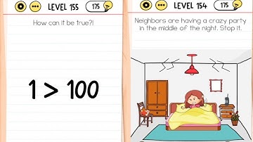 Brain test level 154/155 tricky puzzle