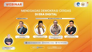 [ WEBINAR ] Menggagas Demokrasi Cerdas di Era Digital