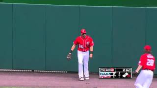 2011/09/24 Ankiel's nice catch