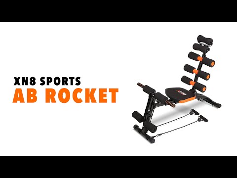 Xn8 Sports Abs Rocket Chair Multi 6 Gym Trainer Exerciser Abdominal Fitness Crunches Machine
