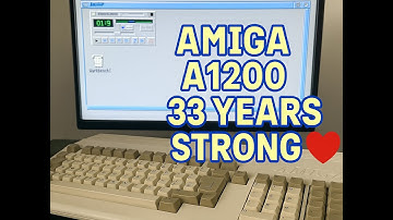 Celebrating 33 Years of the Amiga A1200 (My Real System in Action)