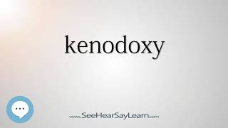 kenodoxy - Smart & Obscure English Words Defined 👁️🔊🗣🧠✅
