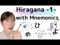 Hiragana 1 learn hiragana with mnemonics