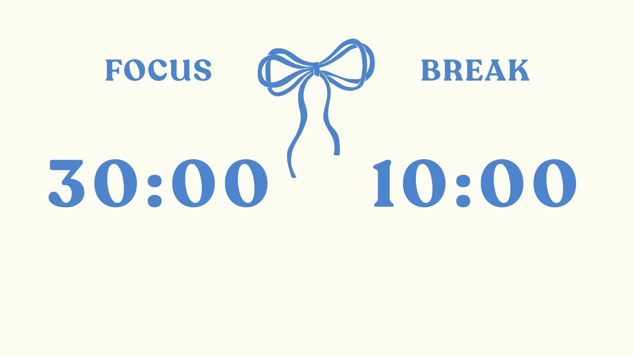 [Day 33] 30/10 Pomodoro Timer – 3 Hours Study | No Music | Deep Focus ...