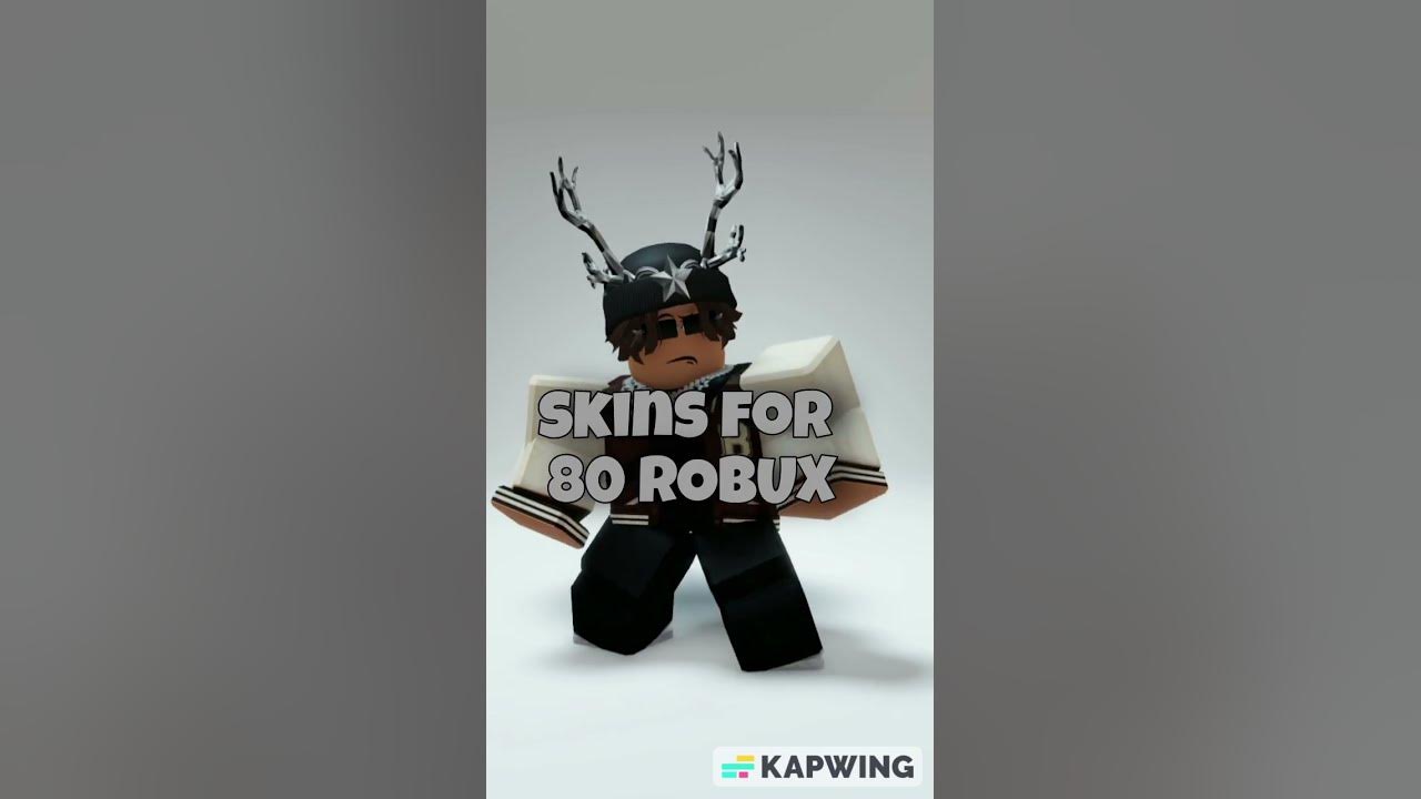 IDEIA DE SKIN NO ROBLOX MENOS DE 100 ROBUX PARA MENINO E MENINA #shorts 