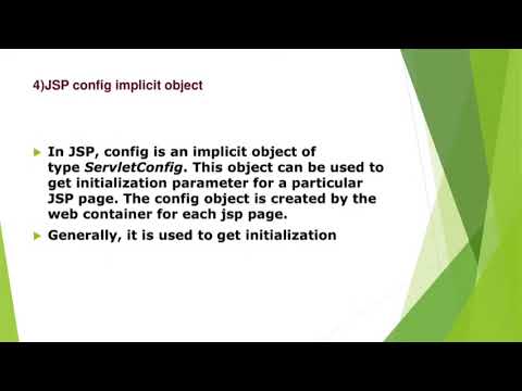 Implicit objects in jsp