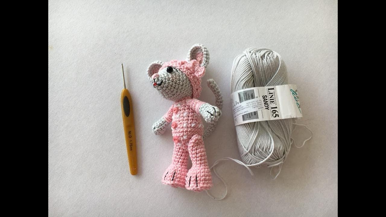 Como tejer cabeza de ratón amigurumis By Petus PRIMERA PARTE