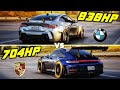 Max Tuned BMW M4 VS Porsche GT3 RS Carx Street PC Gameplay
