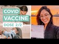 COVID VACCINE vlog, dose 2 | life as a doctor | intern year