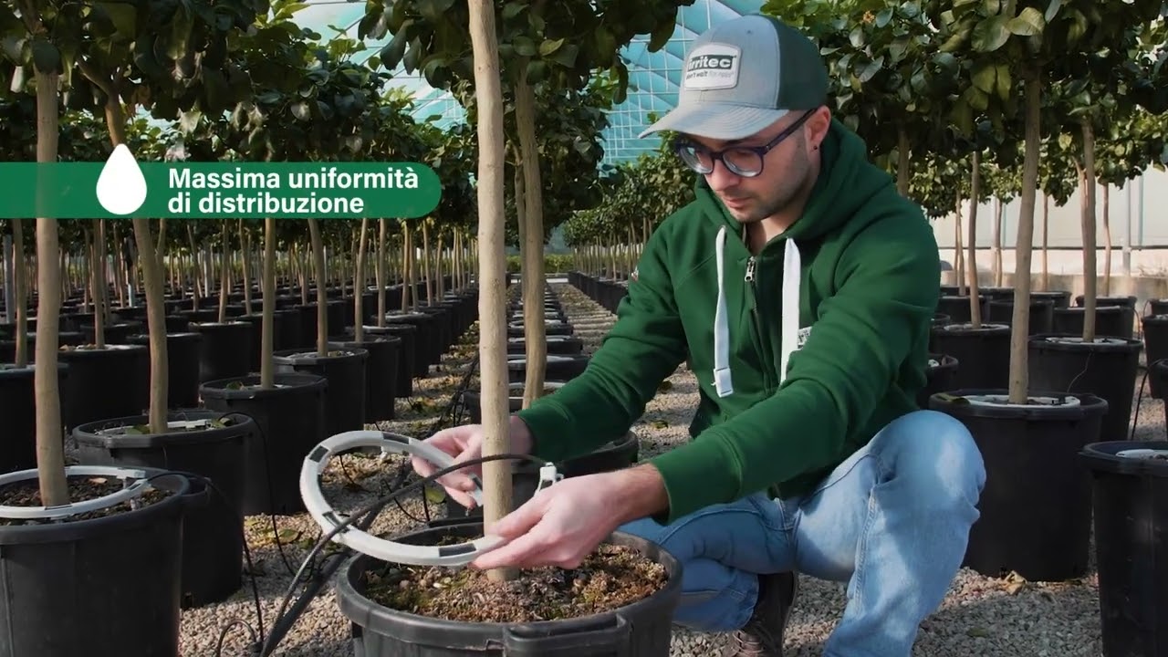 iCircle® - Gocciolatore circolare multi-uscita per l'irrigazione delle piante in vaso - Irritec