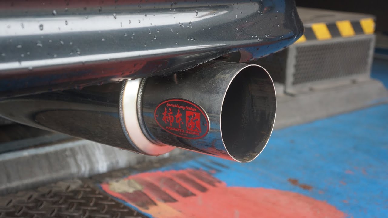 JZX90 マーク2 柿本改 HYPER FULLMEGA N1+Rev. の排気音を測定 1JZ