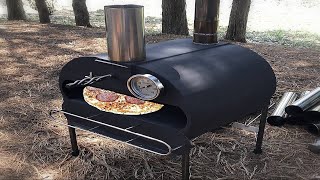 로켓 스토브 피자오븐 만들기 /캠핑/Rocket stove Pizza  Oven Making /Camping