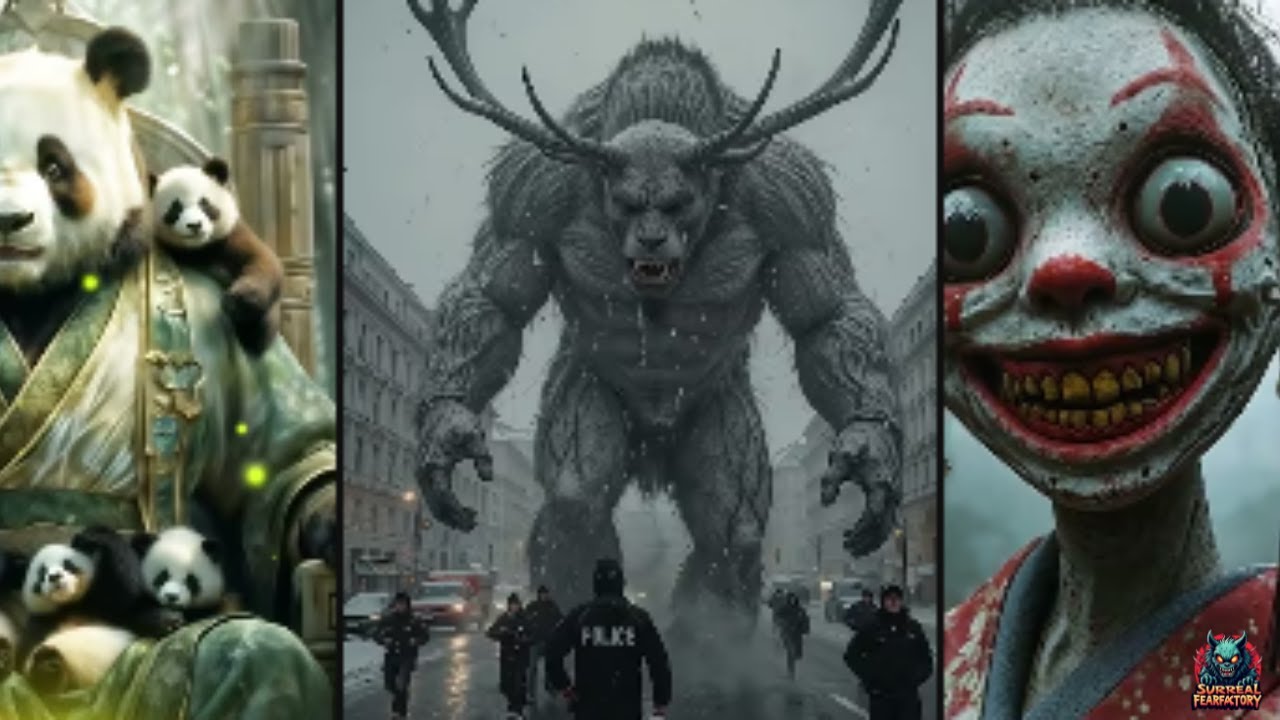 Criatura creadas con IA sacadas de otro plano surrealista 