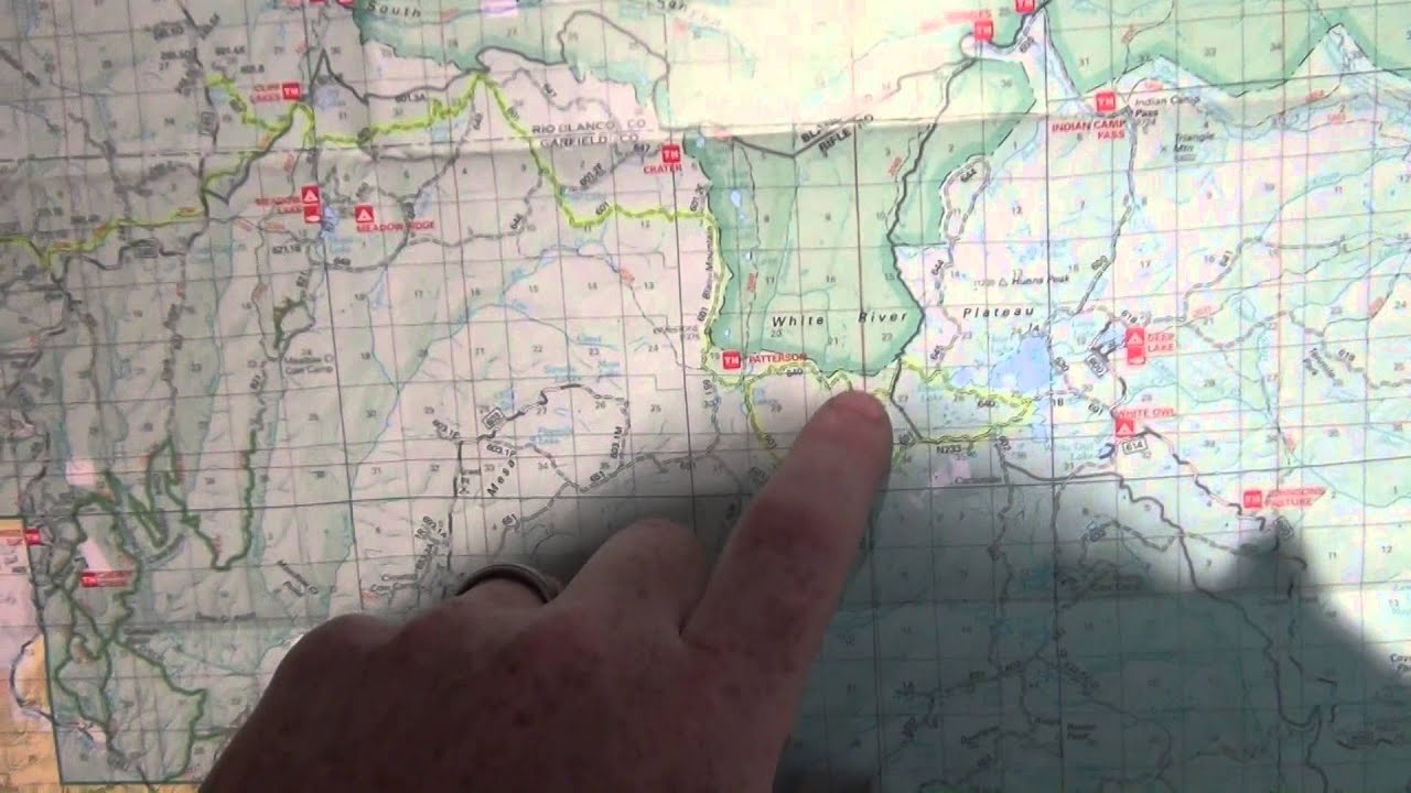 White River National Forest USFS Map Meeker Rendezvous YouTube