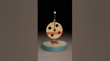 Scotch yoke mechanism -  Photorealistic representation. Blender4 - Cycles.