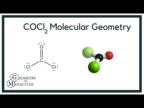 COCl2 Molecular Geometry, Bond Angles (Phosgene) - YouTube