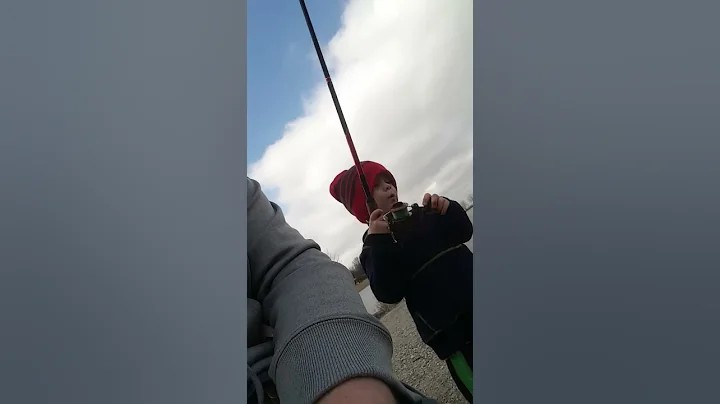 Henry fishing the ned rig