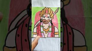 Jay Hanuman 🚩 ji drawing ji art ji drawing l how to artist aswini 1412 please subscribe