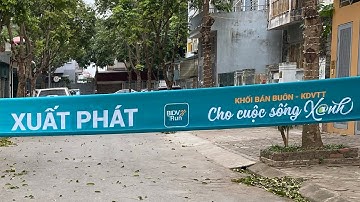 Băng rôn giải chạy, băng xuất phát, băng về đích, băng rôn vải