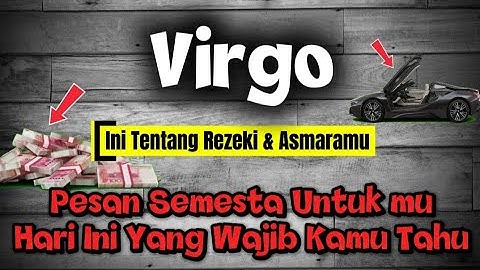 Ramalan Zodiak Virgo Hari Ini‼️Pesan Semesta Untuk Mu Hari Ini Yang Wajib Kamu Tahu 