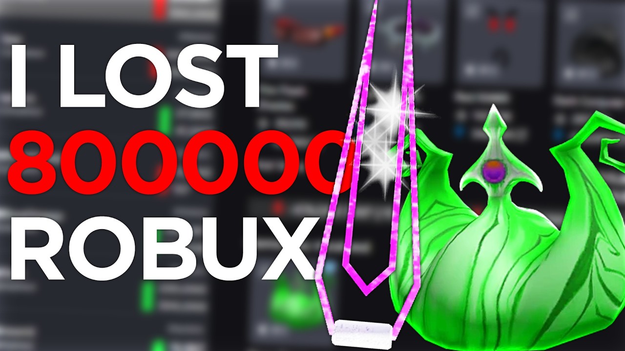 I LOST 800000 ROBUX AGAIN (RARE ITEMS) - YouTube