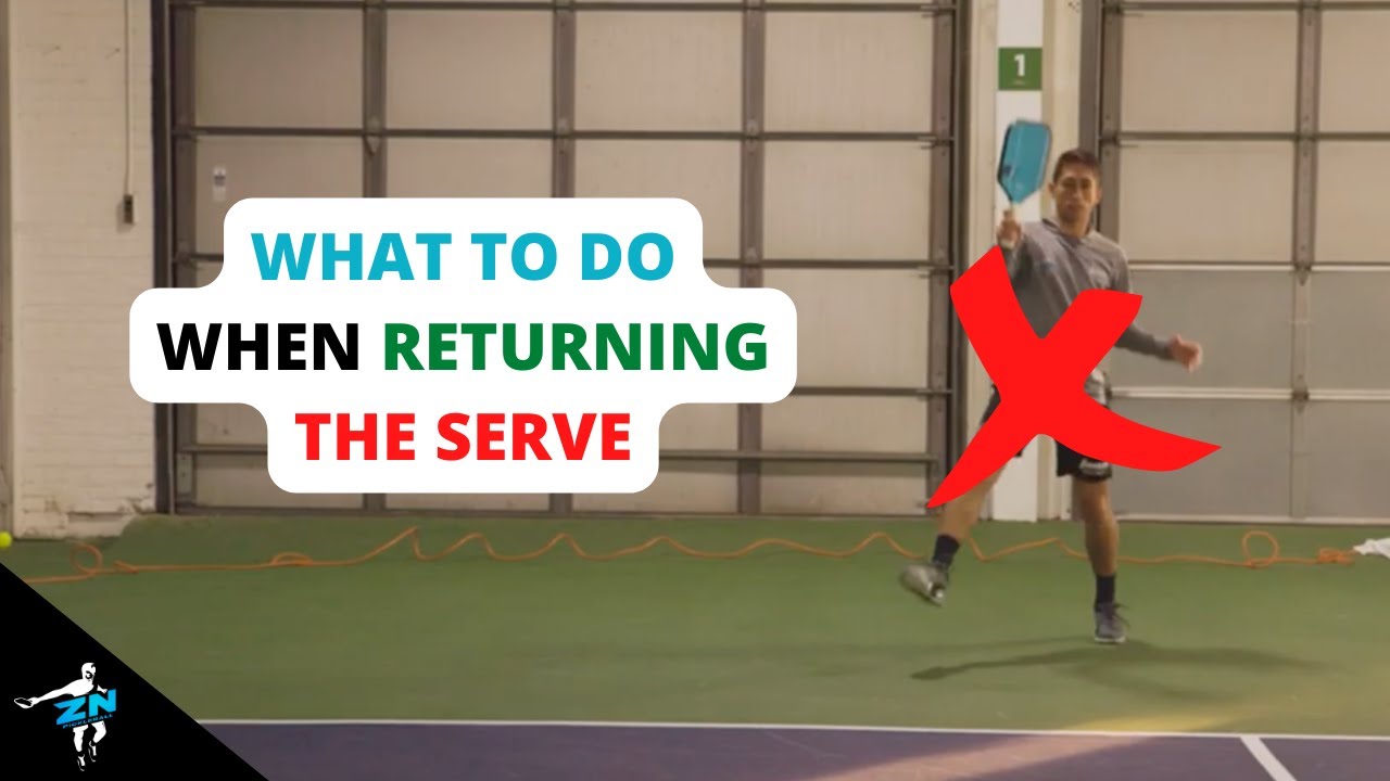 Don't Make This Common Serve Return Mistake Zane Navratil Pickleball YouTube