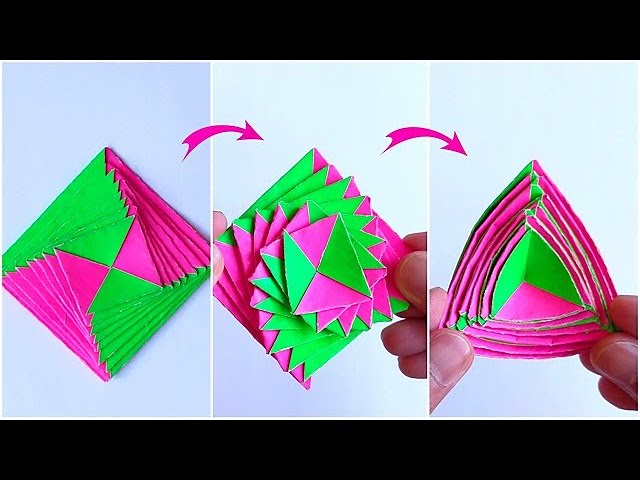 How To Make Paper Magnet At Home [Easy Origami] 