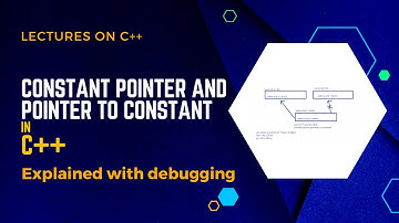 Constant Pointer and Pointer to Constant in C++ in Hindi/Urdu