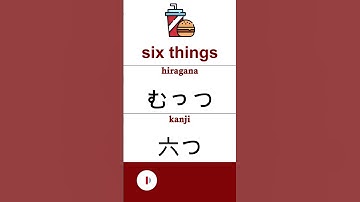Counting general objects in Japanese
