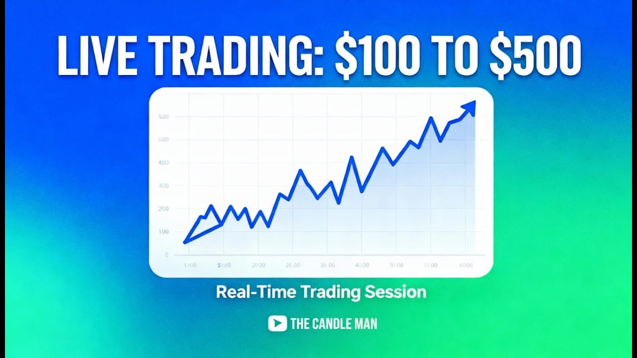 Live trading Day -2 100$ to 500$ || Crypto, Gold & forex trading || The Candle Man ||