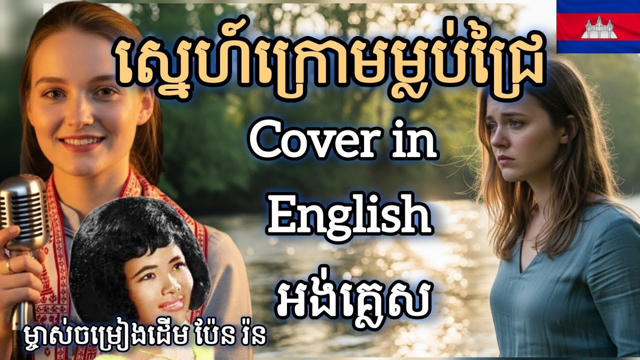 [MV]ស្នេហ៍ក្រោមម្លប់ជ្រៃ ~Sne Krom Mlob Chrey - ម្ចាស់សំឡេងដើម ប៉ែន រ៉ន(Pen Ron)|Cover in English 