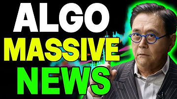 ROBERT KIYOSAKI: ALGORAND MASSIVE NEWS - ALGO PRICE PREDICTION 2023 TO 2025