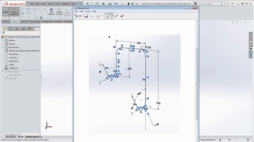 12 SolidWorks – Introduction to 3D Sketches for a Non Planar Swept Boss/Base Feature