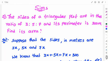 The sides of a triangular plot are in the ratio of 3:5:7 and it
