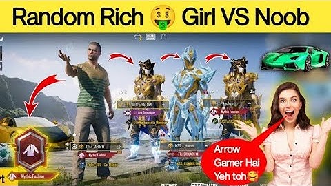 Random 3 X-Suit Pro Players Call Me Noob I am Noob Prank / Bgmi