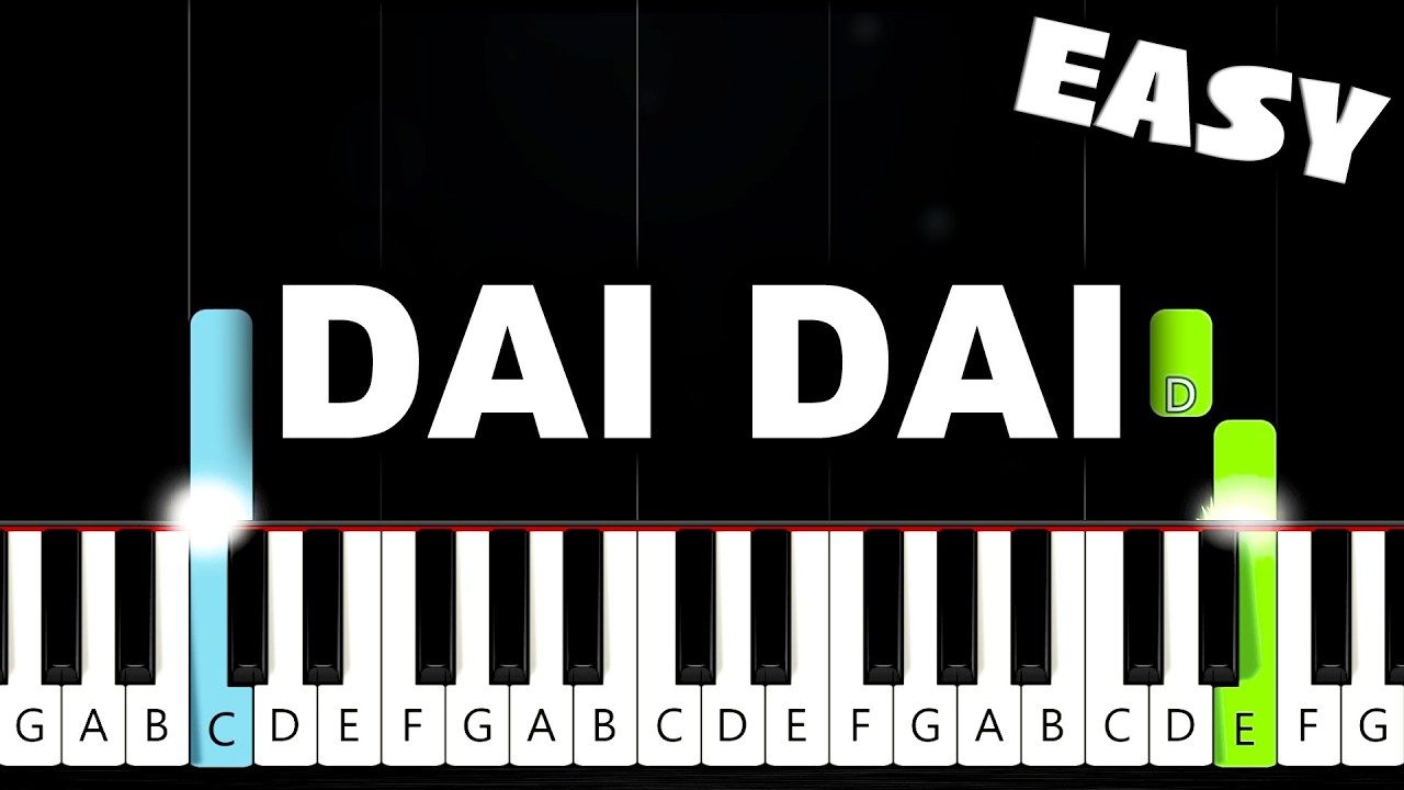 Shakira, Burna Boy - Dai Dai - EASY Piano Tutorial