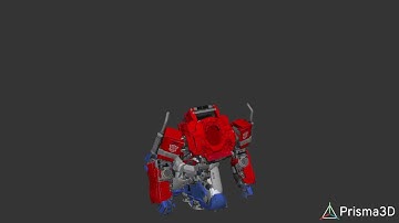 Transformers Bumblebee movie Optimus Prime prisma3d test #optimusprime #animation #transformrs