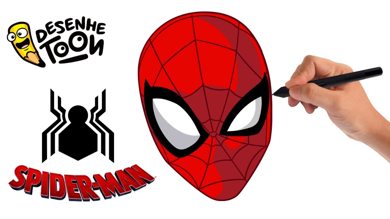 LEARN TO DRAW AND PAINT THE SPIDERMAN MASK 